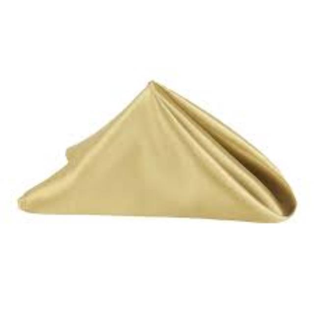 Rental store for Napkin Matte Satin Antique Gold in Lexington KY