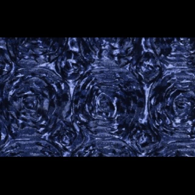 Rental store for 84 x 84 Rosette Satin Navy in Lexington KY