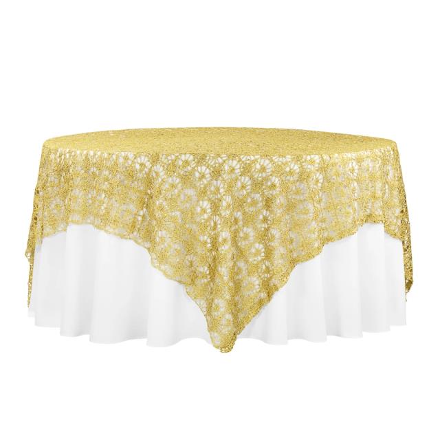 Rental store for 90 x 90 Chemical Lace Gold in Lexington KY