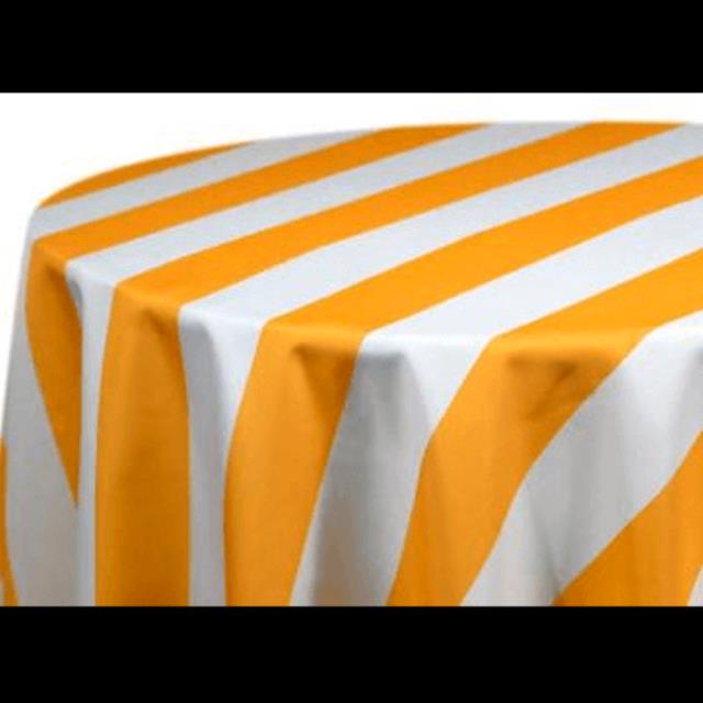 Rental store for 90 x 90 Cabana Stripe Sunflower in Lexington KY
